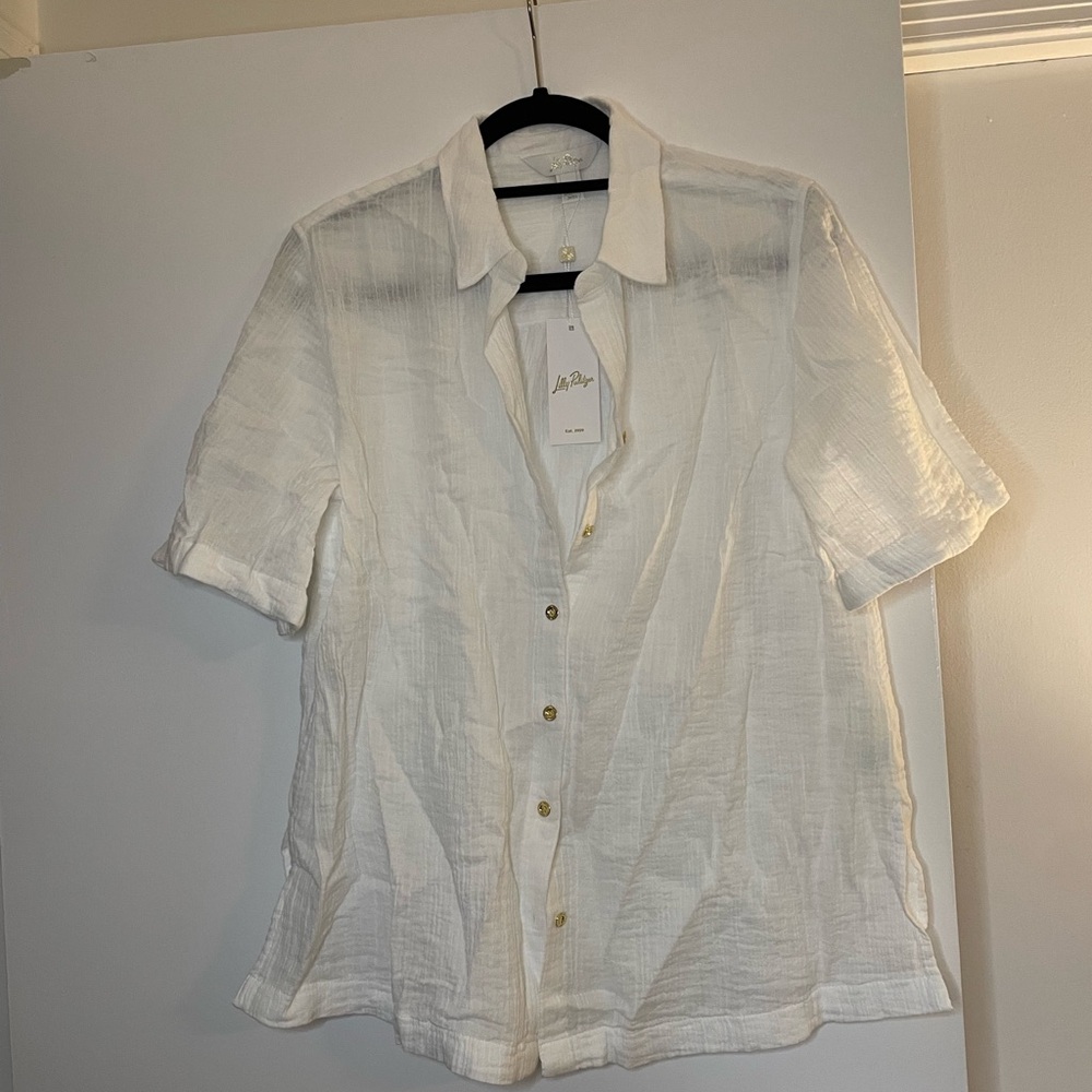 NWT Lilly Pulitzer Franki Cover Up Shirt